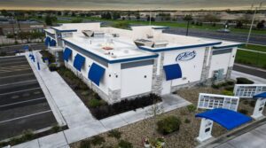 Commercial flat roofing in Aurora by A&E Roofing and Siding