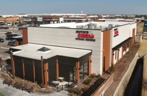 Commercial flat roof installation Aurora IL by A&E Roofing and Siding