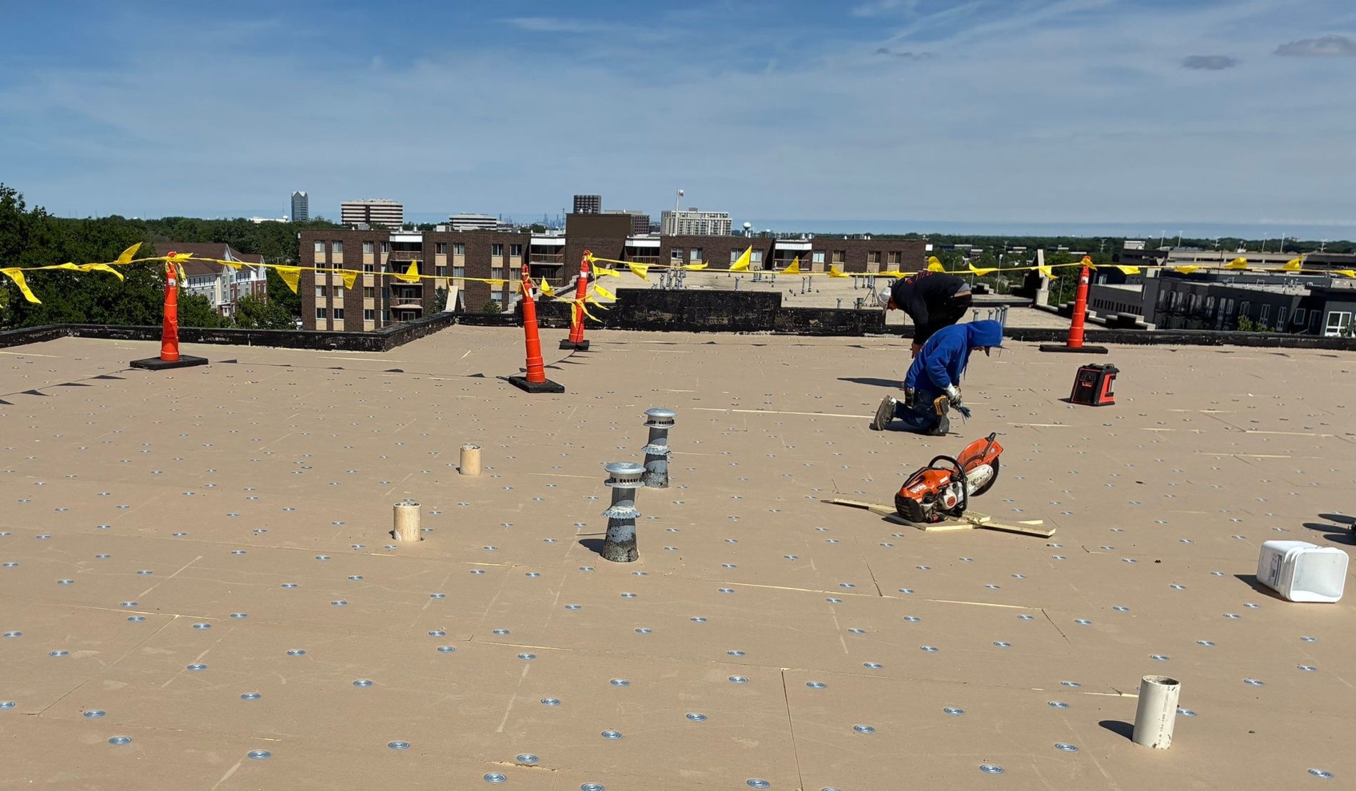 Commercial flat roofers Lombard IL A&E Roofing and Siding