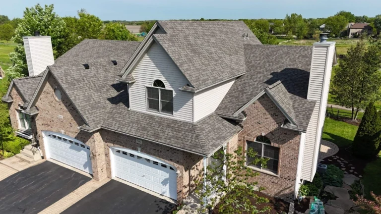 New roof installation Oswego IL - Certainteed weathered wood shingles