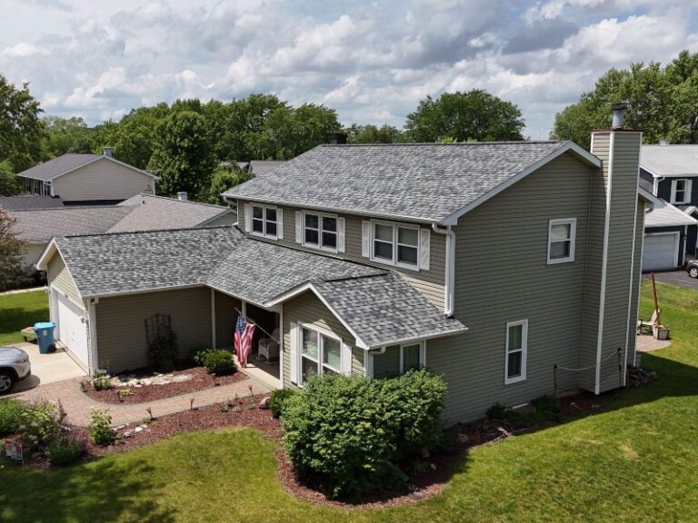New roof replacement and construction Aurora IL - Northgate granite gray shingles