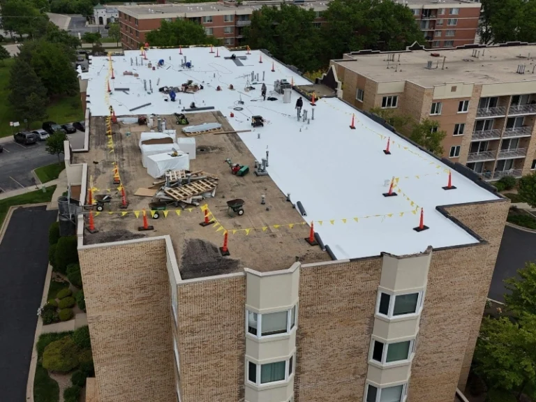 flat roof contractors Chicago IL A&E Roofing and Siding