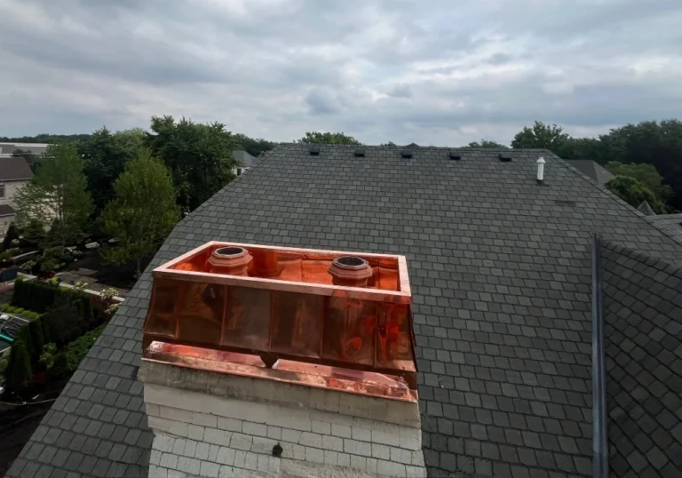 custom copper chimney shroud installation Naperville IL