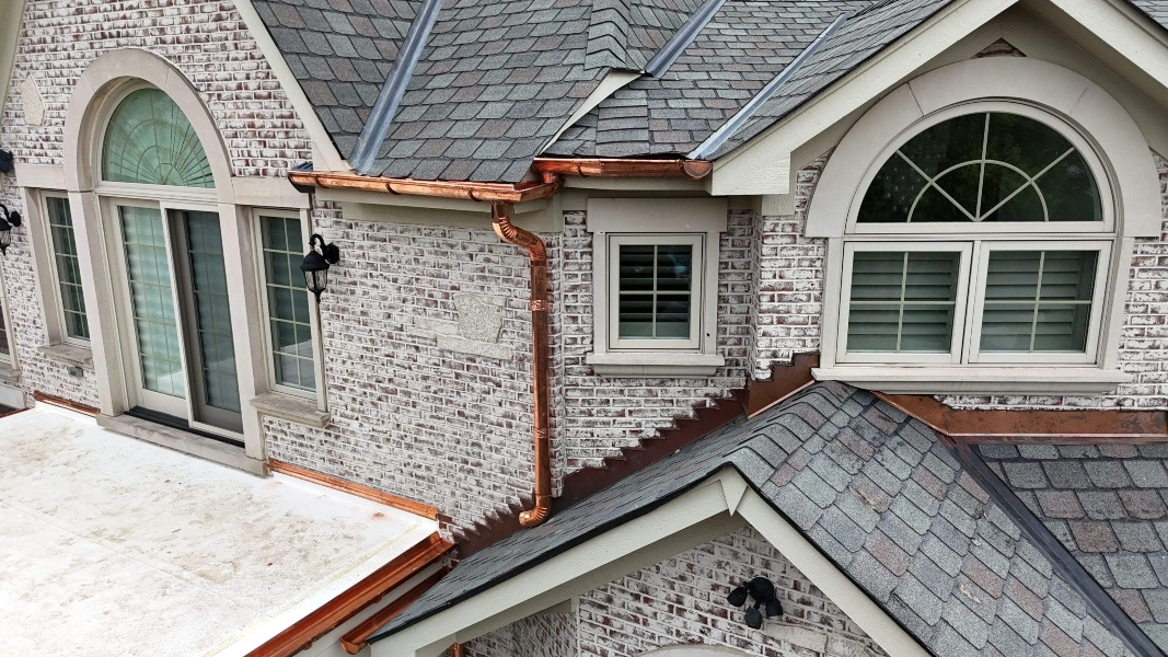 Custom gutter system installation Naperville IL