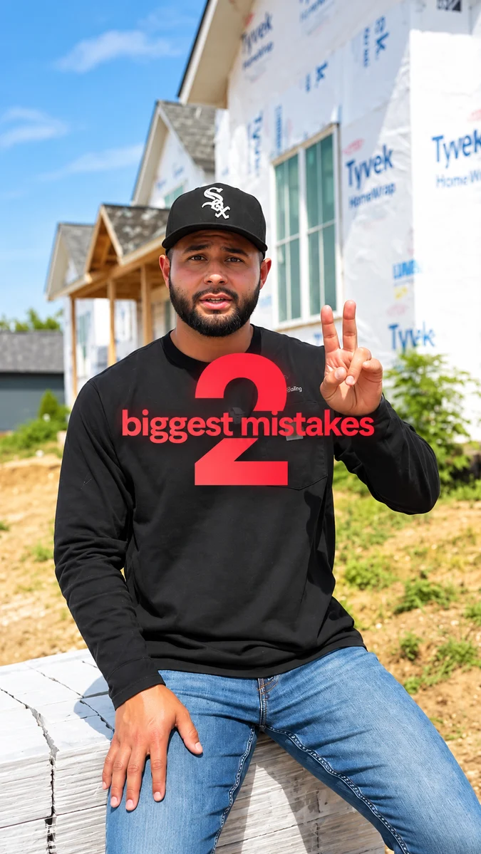 A&E roofing team member sharing two common mistakes about residential roofing